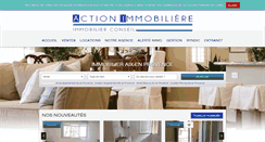 Desktop Screenshot of actionimmobiliere-aixenprovence.fr